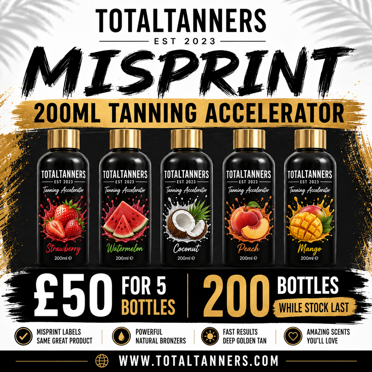 Misprint 200ml bottles