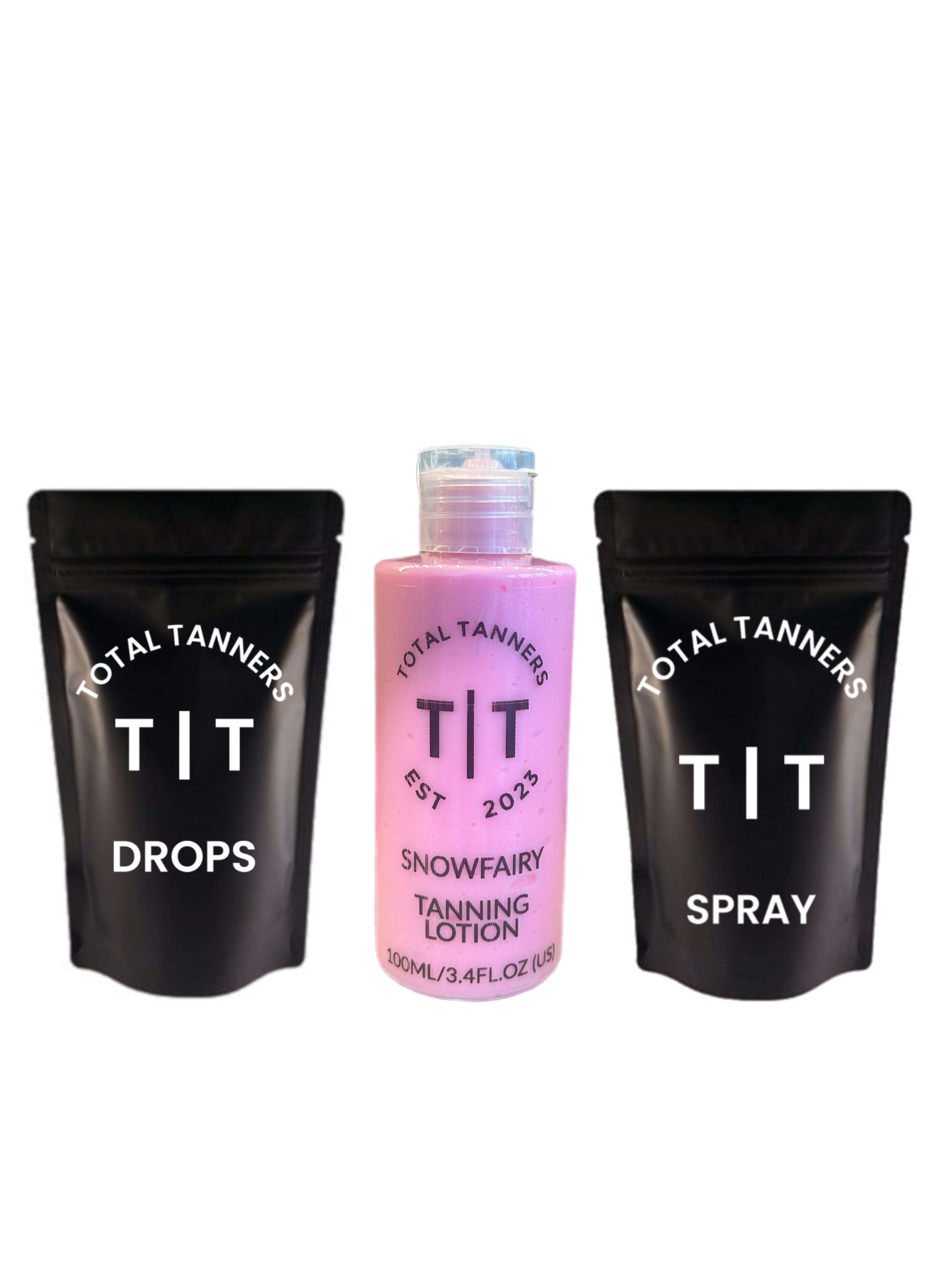 Tanning Cream + Spray + Drop